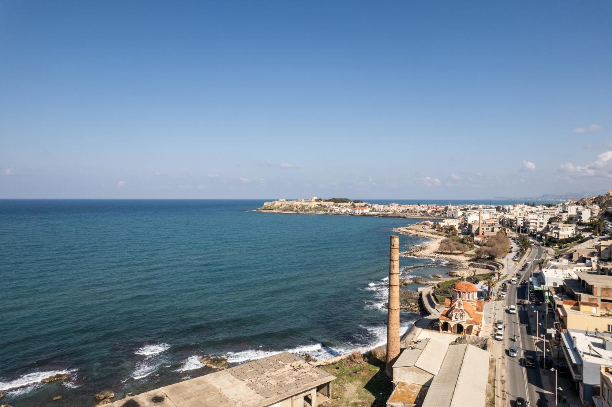 Secret View Apartment, With Private Jacuzzi Rethymno  ภายนอก รูปภาพ